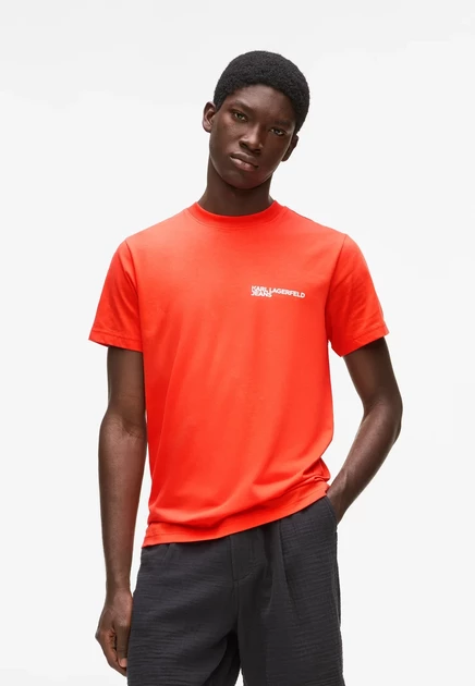 Мужская футболка Karl Lagerfeld KLJ Slim, красная
