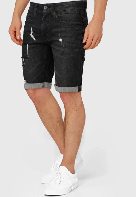 Мужские джинсовые шорты Indicode Jeans Roberts, черные