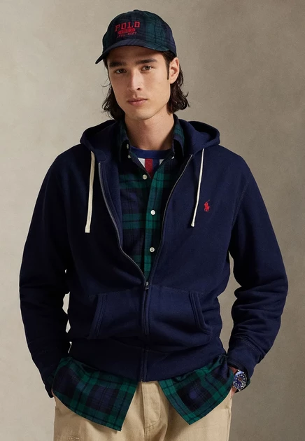 Мужская толстовка Polo Ralph Lauren The RL Fleece, синяя