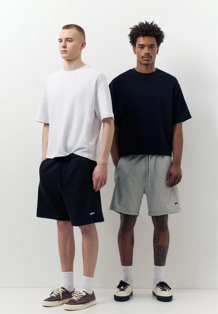 Мужские шорты Pull&Bear Stwd Jogger, 2 пары, черные