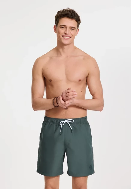 The Sunshine Brand MIKE SOFT TOUCH - Swimming shorts - green leaf green smokey