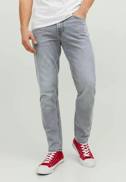 Мужские джинсы Jack & Jones JJIMIKE зауженные, серые