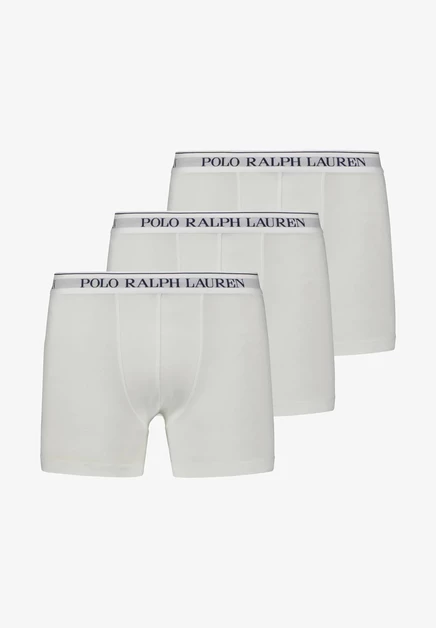 Мужские боксеры Polo Ralph Lauren, 3 шт., белые/черные/серые