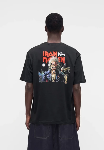 Мужская футболка Only & Sons Iron Maiden, черная