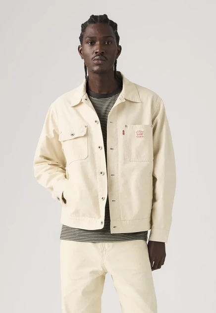 Мужская джинсовая куртка Levi's Workwear Sunrise, белая