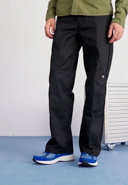 Мужские брюки Dickies Double Knee, черные