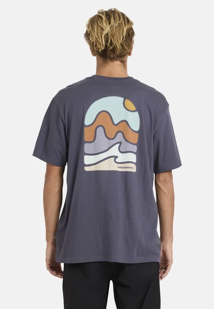 Billabong SUN DOWN ADIV PREMIUM UNISEX - Print T-shirt - sea green graystone