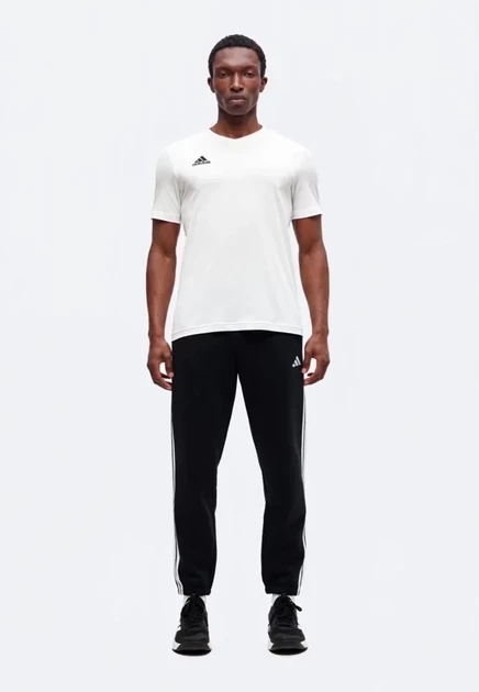 Мужские брюки adidas Essentials 3 Stripes, черно-белые