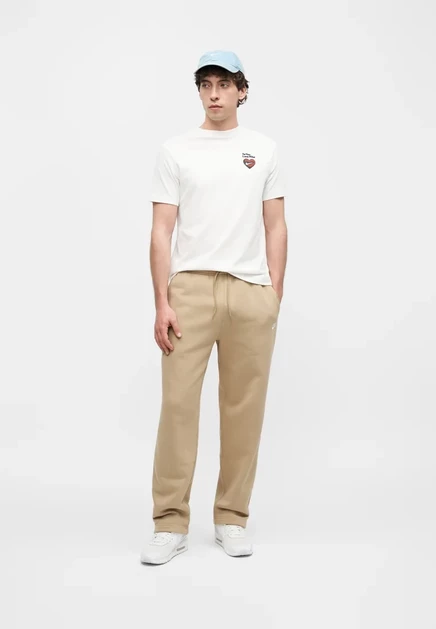 Мужские джоггеры Nike Club Pant, бежево-белые