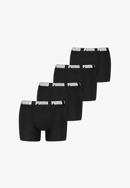 Мужские боксеры Puma Everyday 4 Pack, черно-серые