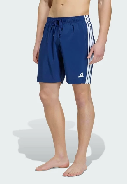 Мужские шорты adidas Sportswear 3 Stripes 8″, синие