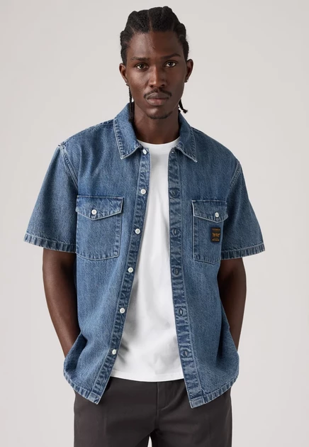 Мужская рубашка Levi's Workwear Worker, в полоску