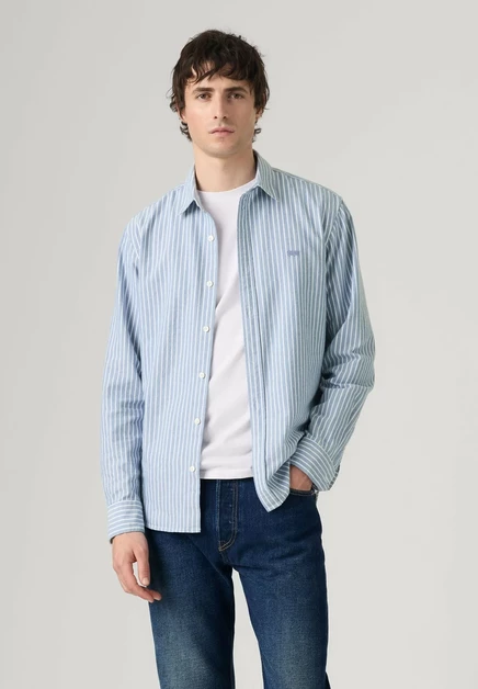 Мужская рубашка Levi's Auri Floral, темно-синяя