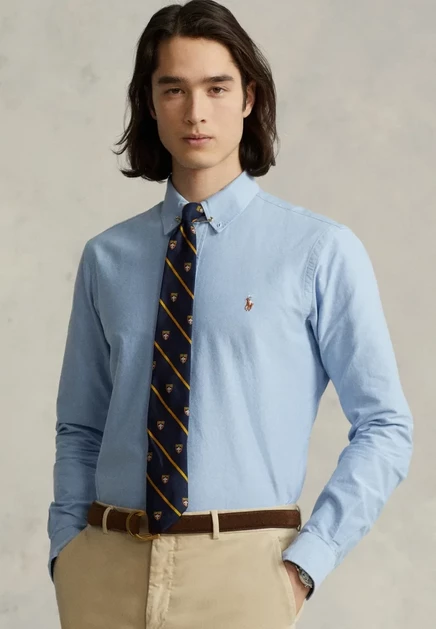 Мужская рубашка Polo Ralph Lauren Custom Fit, синяя