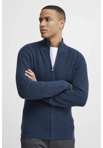 Мужской кардиган 11 Project PREDU FINE KNIT, темно-синий