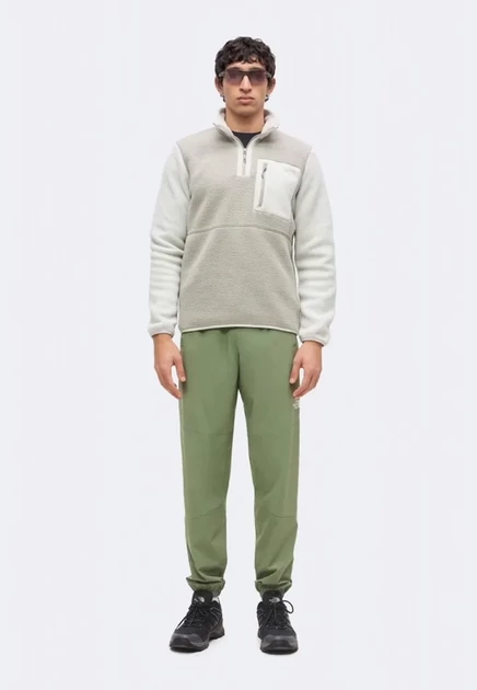 Мужской флис The North Face Yumiori, серый/белый