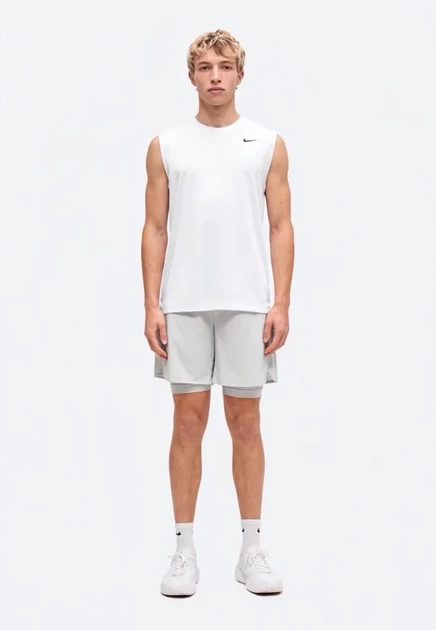 Мужская майка Nike Performance Tee Flex, бело-черная