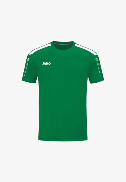 JAKO FUSSBALL - TEAMSPORT POWER  - Sports T-shirt - grauweissnull gruenweissnull