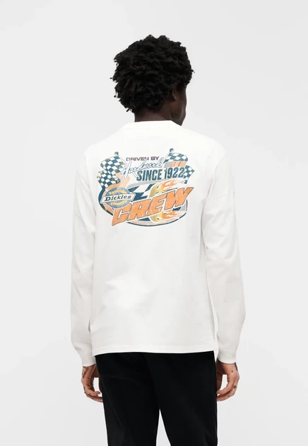 Мужской лонгслив Dickies Nashport Tee, белый