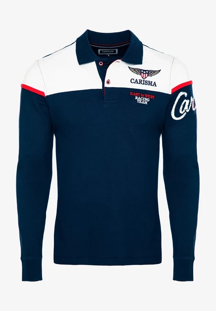 Мужское поло Carisma Racing Team, синее