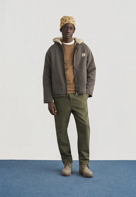Мужские джинсы Carhartt WIP Flint Pant, зеленые