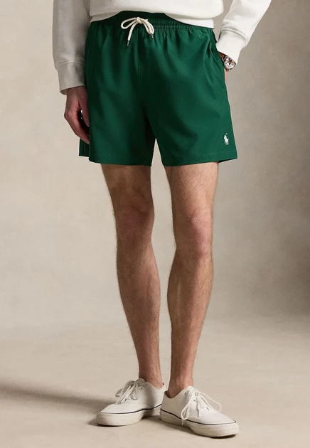 Polo Ralph Lauren 5.75-INCH TRAVELER CLASSIC SWIM TRUNK - Swimming shorts - white new forest