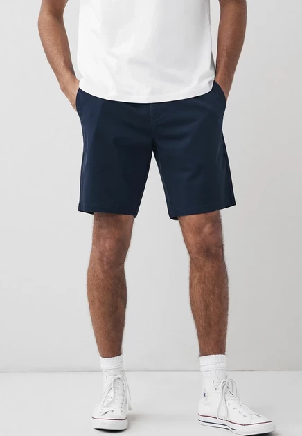 Мужские шорты Next Slim Fit Stretch Chino, синие