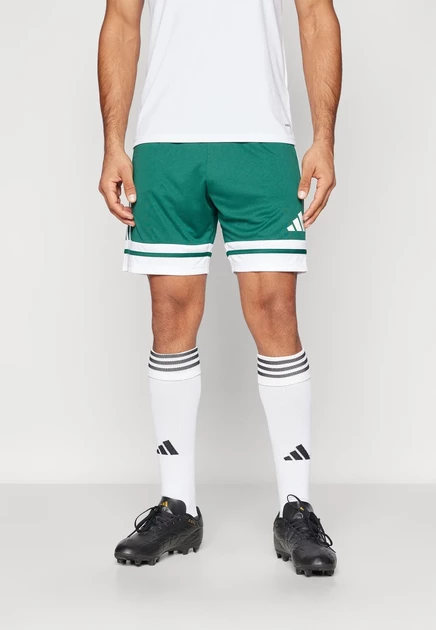 adidas Performance SQUADRA25 SHORTS - Sports shorts - black/white team dark green/white