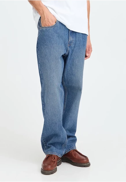 Solid SDTOMMY-VANKO - Relaxed fit jeans - middle vintage blue denim denim