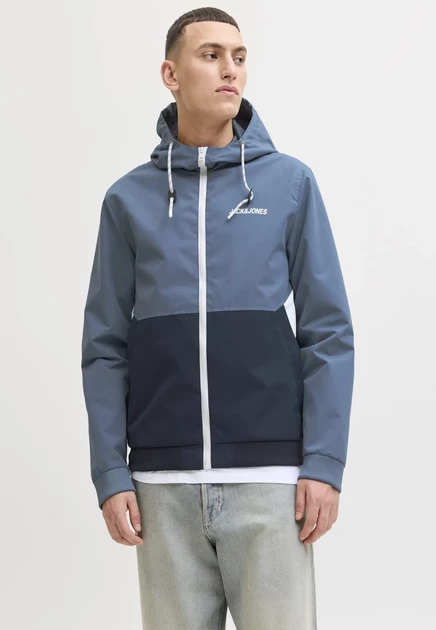 Мужская куртка Jack & Jones RUSH, голубая/темно-синяя