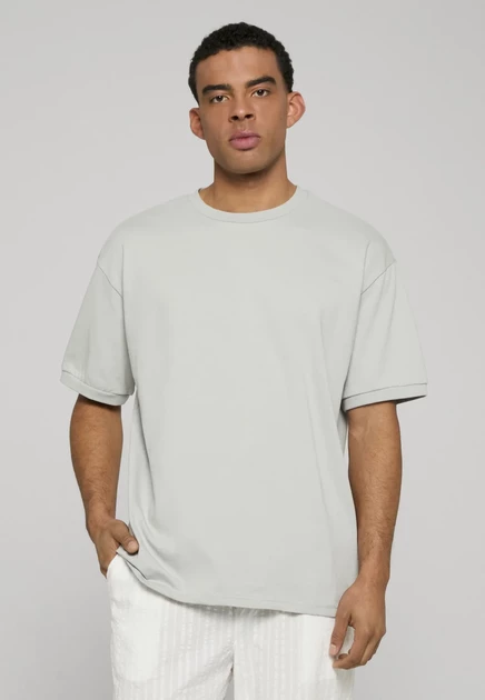 Мужская футболка Urban Classics Cuff Tee, серая