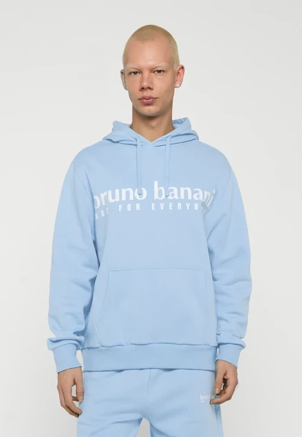 Мужское худи Bruno Banani Basic Logo, бирюзовое