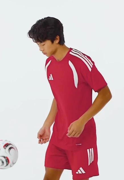 Мужская футболка adidas Performance, чёрно-бело-красная