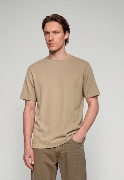 Dstrezzed LASSE TEE - Basic T-shirt - violet ice vintage sand