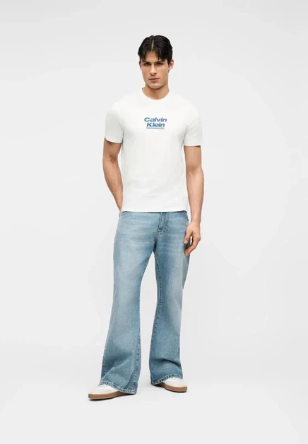 Мужская футболка Calvin Klein Jeans Graphics, белая