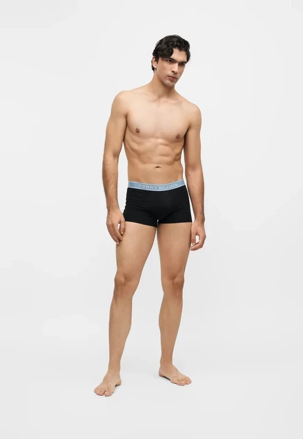 Tommy Hilfiger RUNK EVERYDAY ESSENTIALS 3 PACK  - Trunks - black navy blue/opul blue/brisk blue