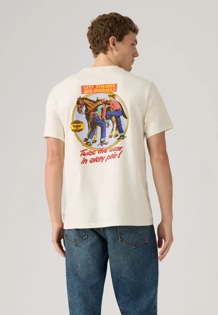 Мужская футболка Levi's Relaxed Fit Tee, белая