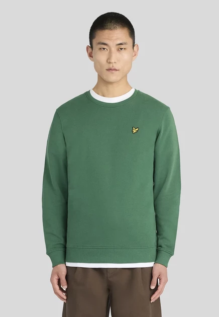 Мужской свитшот Lyle & Scott Crew Neck, сине-зеленый