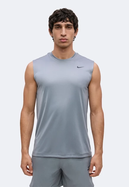 Nike Performance TEE FLEX - Top - white/black smoke grey/black