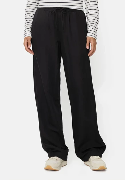 Женские брюки Camel Active Casual, широкие, чёрные