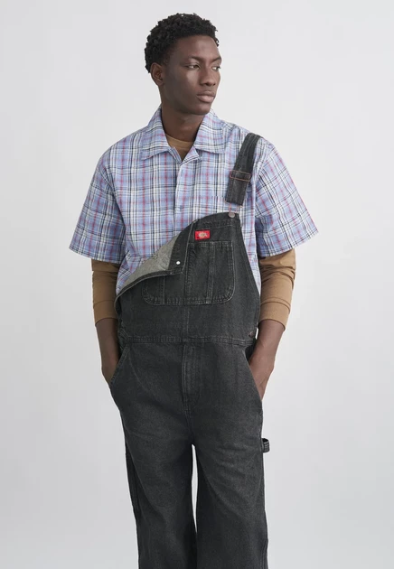 Мужской комбинезон Dickies Loose Bib, выцветший черный