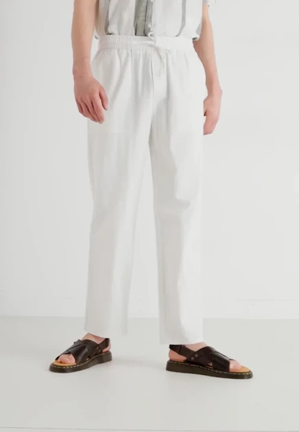 Мужские брюки Only & Sons ONSSINUS Loose Fit, белые