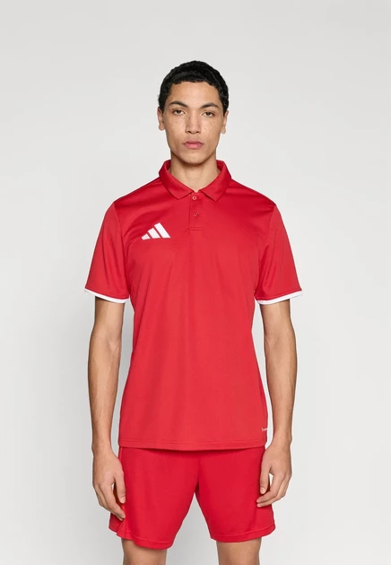 Мужское поло adidas Entrada26, красно-белое