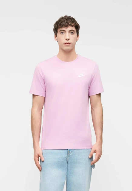 Мужская футболка Nike Sportswear CLUB TEE, малиновая