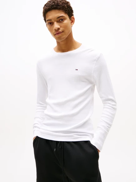 Мужской лонгслив Tommy Jeans Original, белый
