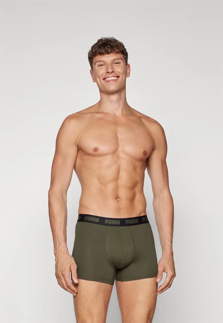 Мужские боксеры Puma Everyday, 3 пары, черные и зеленые