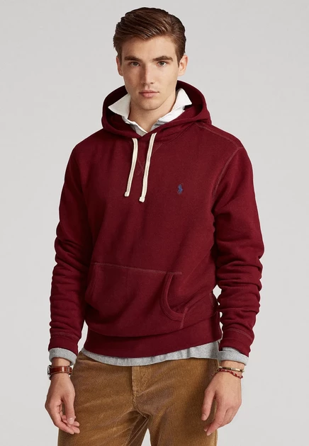 Мужское худи Polo Ralph Lauren THE RL FLEECE, винное