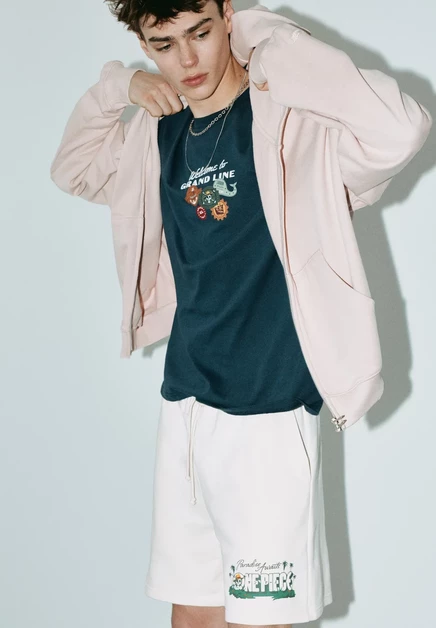 Мужские бермуды Pull&Bear One Piece Jogger, песочные