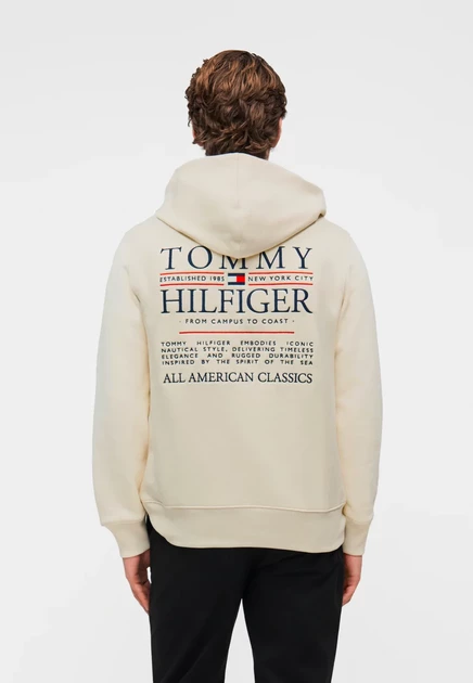 Мужское худи Tommy Hilfiger Heritage, слоновая кость