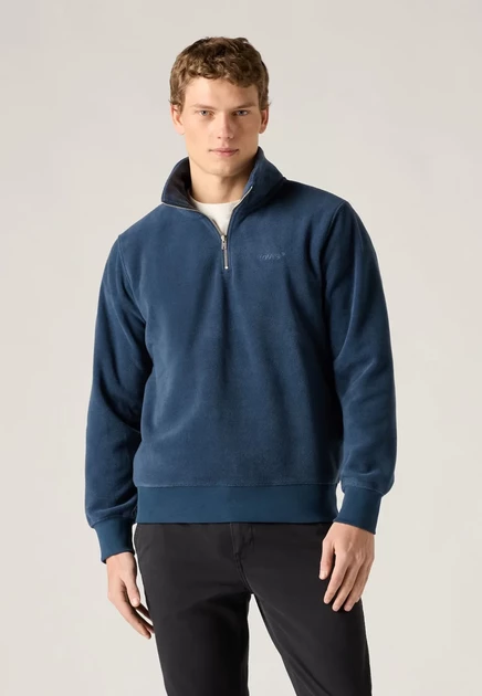 Мужская толстовка Levi's Original Zip на молнии, синяя